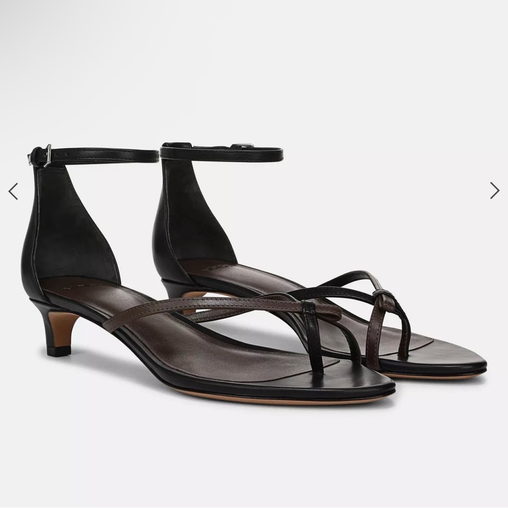 Vince Black Strappy Heels- NWT
